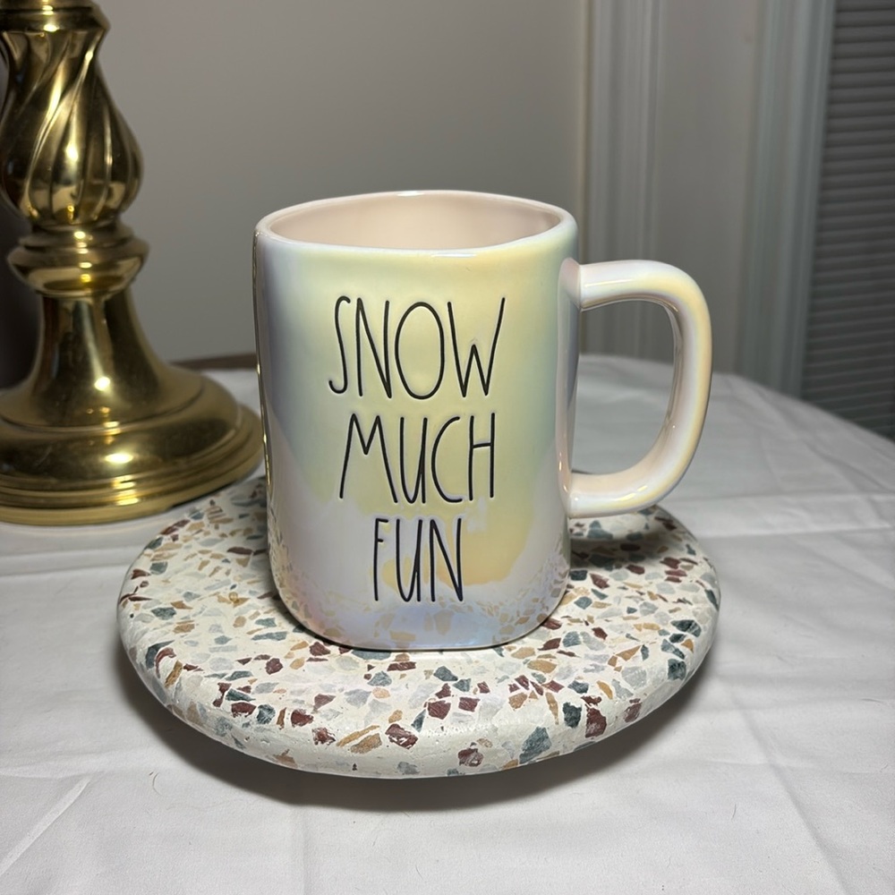 Rae Dunn Snow much fun coffee/tea/cocoa mug